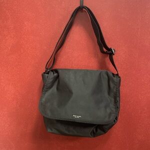 KATE SPADE nylon messenger bag black nylon Made in USA